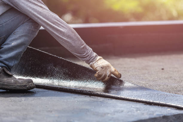 Professional Waterproofing technician working in Hamilton, IN